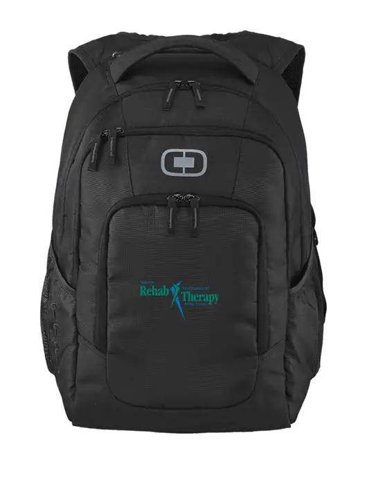 OGIO Black Logan Laptop Backpack
 w/Sports Rehab Logo
