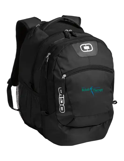 OGIO Black Rogue Pack
 w/Sports Rehab Logo