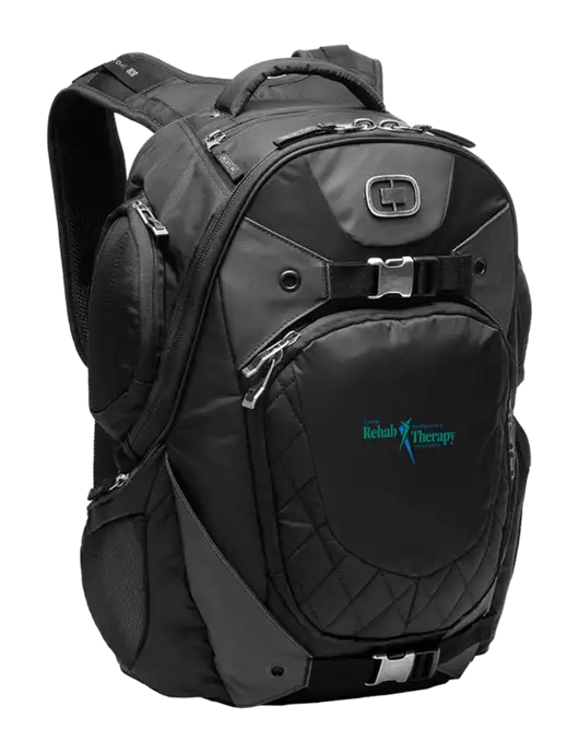 OGIO Black Squadron Pack w/Sports Rehab Logo