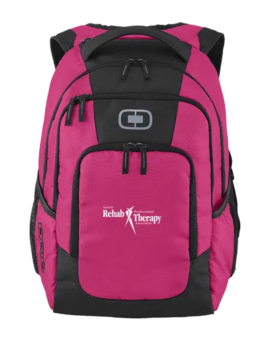 OGIO Flush Pink Logan Laptop Backpack
 w/Sports Rehab Logo