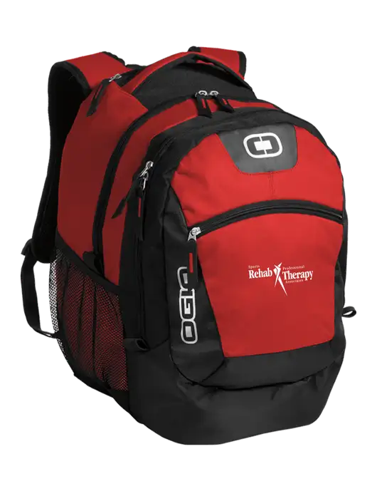 OGIO Red Rogue Pack
 w/Sports Rehab Logo