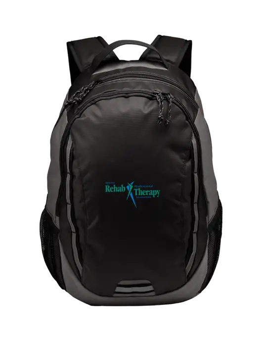 Ridge Charcoal/Dark Charcoal Laptop Backpack w/Sports Rehab Logo