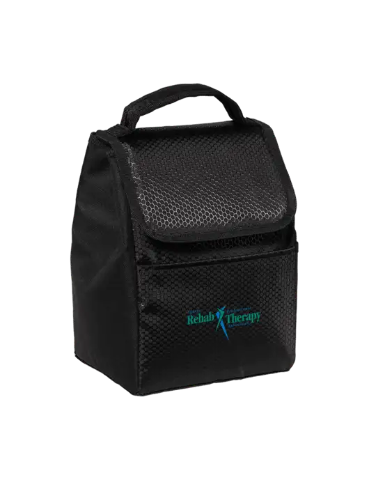 Lunch Bag Black Cooler w/Sports Rehab Logo