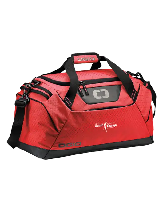 OGIO Red Catalyst Duffle
 w/Sports Rehab Logo