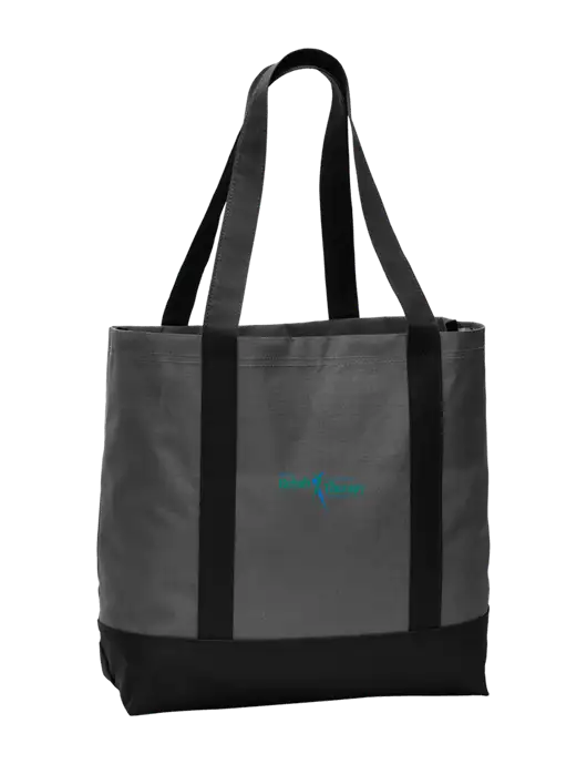 Carryall Charcoal/Black Day Tote Dark w/Sports Rehab Logo
