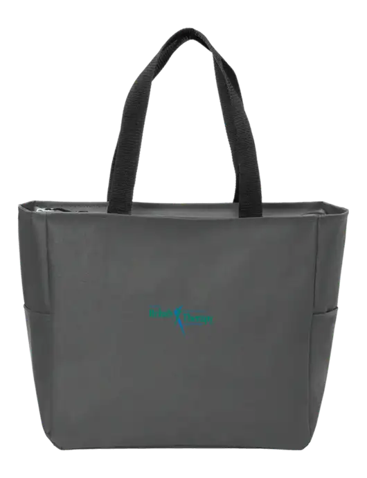 Everyday Charcoal Zip Tote Dark w/Sports Rehab Logo