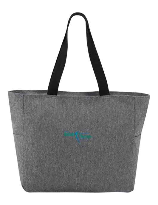 Everyday Heather Grey Zip Tote  w/Sports Rehab Logo