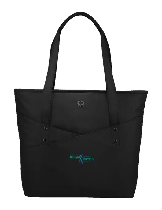 OGIO Black Downtown Tote 
 w/Sports Rehab Logo