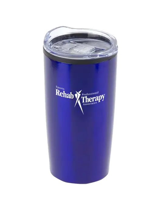 Olympus Blue 20 oz Tumbler w/Sports Rehab Logo