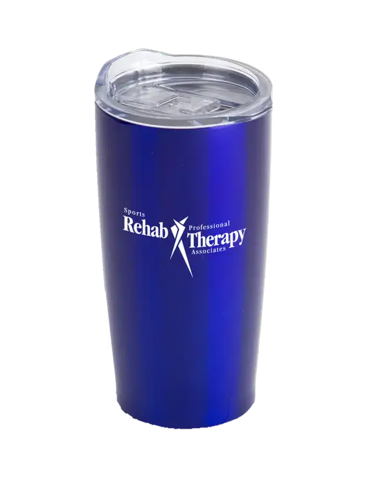 Society Blue 20 oz Insulated Tumbler w/Sports Rehab Logo