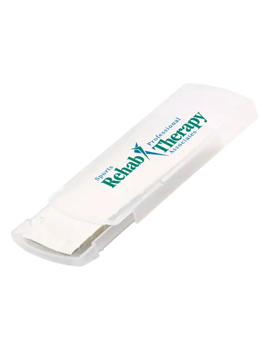 Slide Right Clear Bandage Dispenser w/Sports Rehab Logo