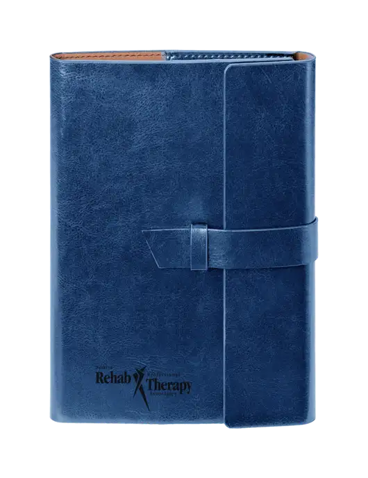 Fabrizio Blue 6.875 x 9.56 Portfolio w/Sports Rehab Logo