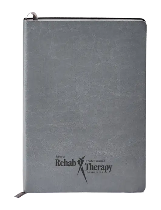 Fabrizio Grey Soft Cover 5.75 x 8.125 Journal w/Sports Rehab Logo