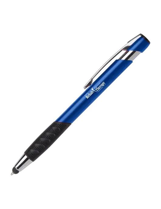 Alize Blue Stylus Black Ink Pen w/Sports Rehab Logo