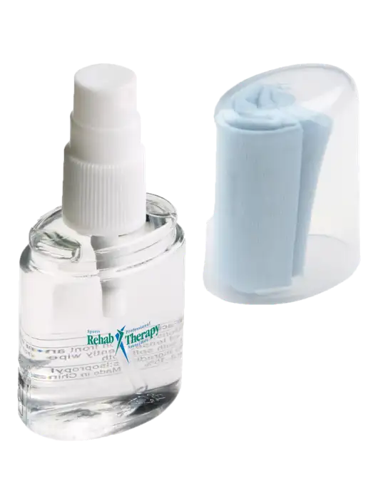 Lens Cleaning Spray & Microfiber Cloth w/Sports Rehab Logo