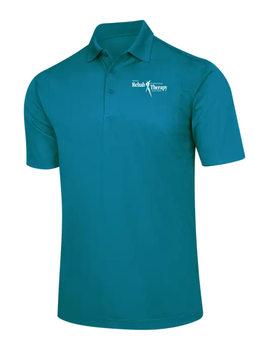 Dark Sapphire Micropique Sport-Wick Polo w/Sports Rehab Logo