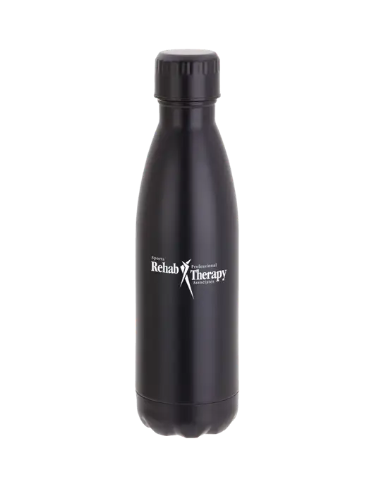 City Go Matte Black 17 oz Insulated Bottle w/Sports Rehab Logo
